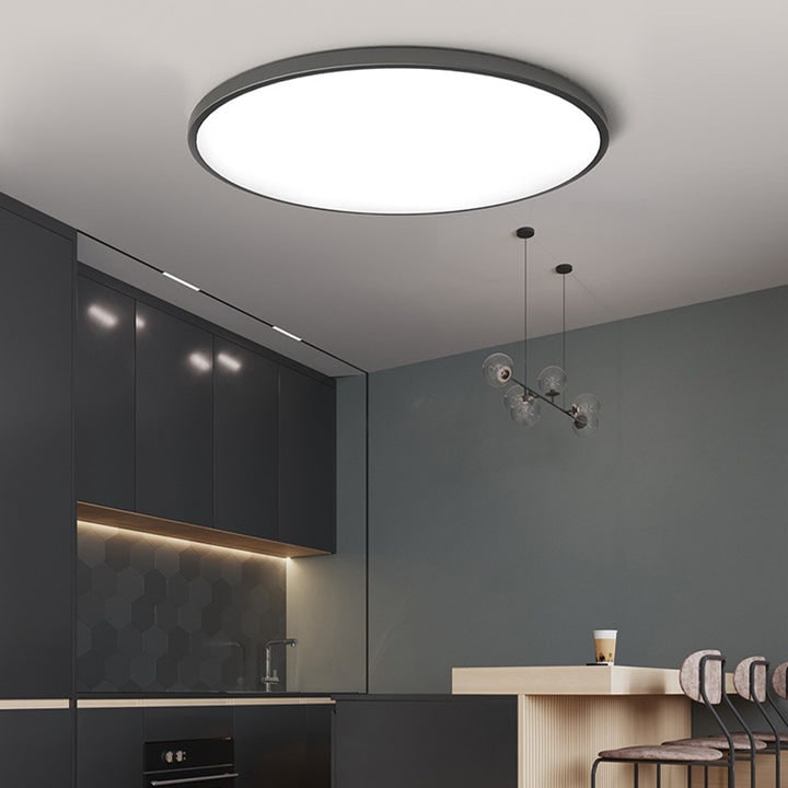 LED Light Fixture Flush Mount Round Ceiling with Modern Minimalist Design - Image 2
