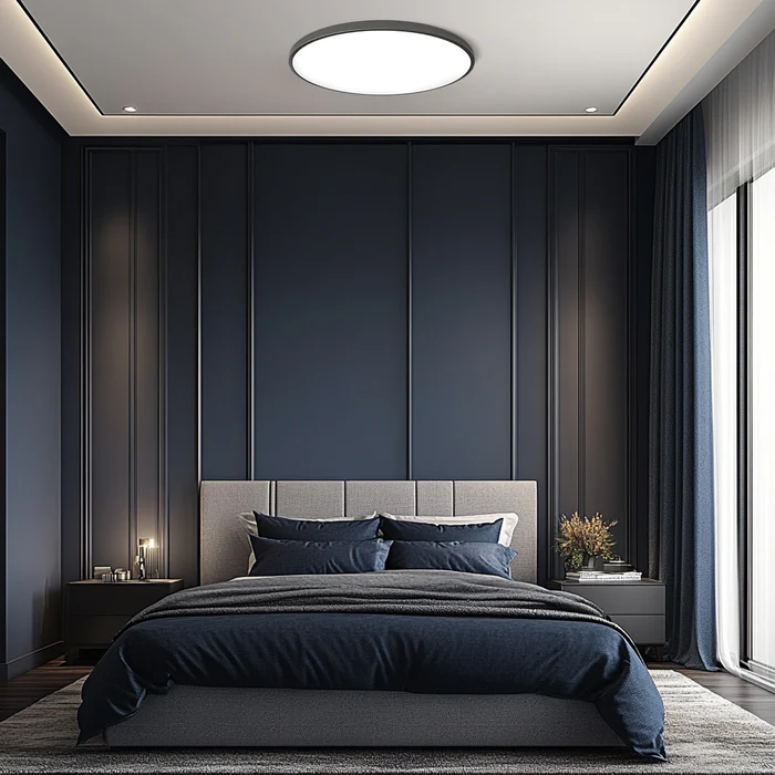 LED Light Fixture Flush Mount Round Ceiling with Modern Minimalist Design - Image 5