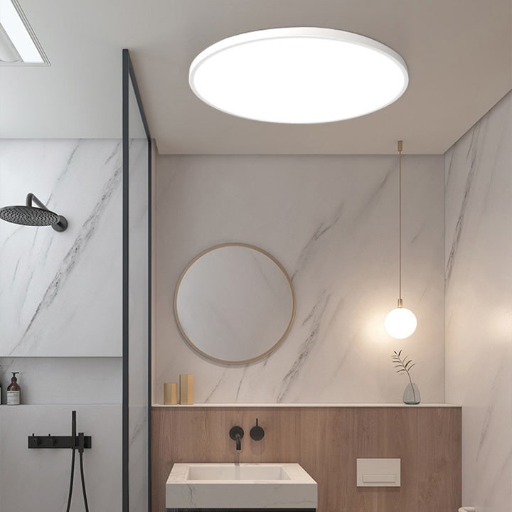 LED Light Fixture Flush Mount Round Ceiling with Modern Minimalist Design - Image 7