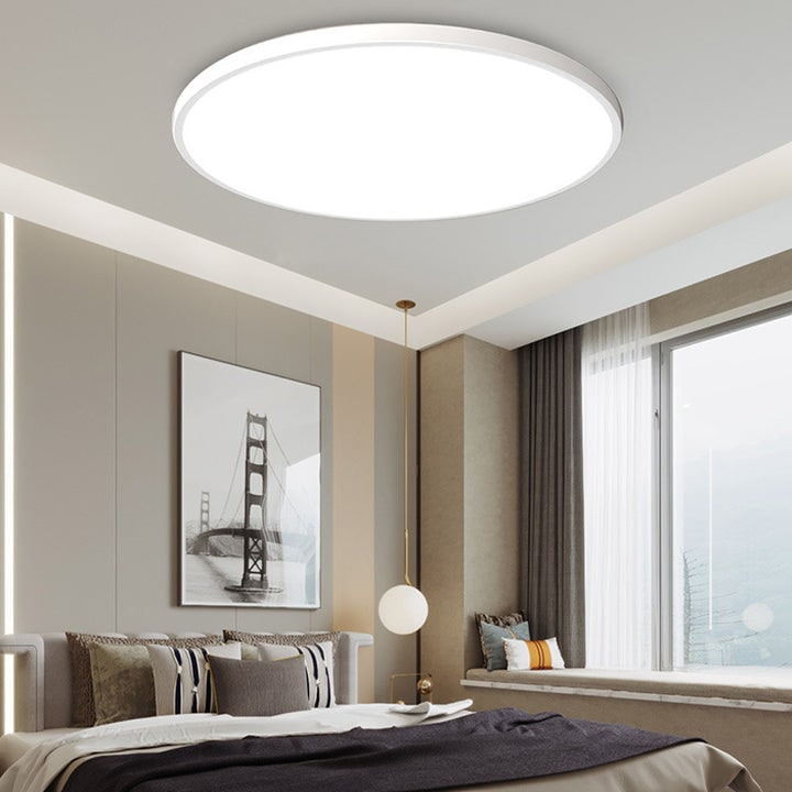 LED Light Fixture Flush Mount Round Ceiling with Modern Minimalist Design - Image 8