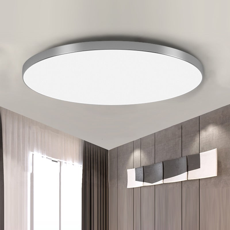 LED Light Fixture Flush Mount Round Ceiling with Modern Minimalist Design - Image 9
