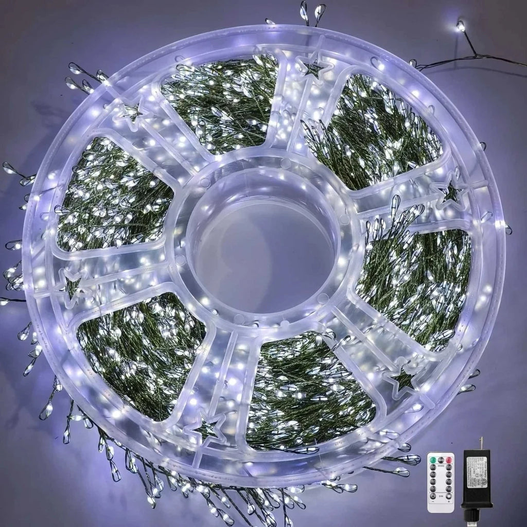 LED String Lights with Remote Control Cluster Firework Design and Eight Modes - Image 9