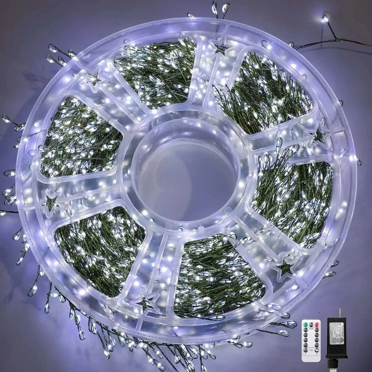 LED String Lights with Remote Control Cluster Firework Design and Eight Modes - Image 9