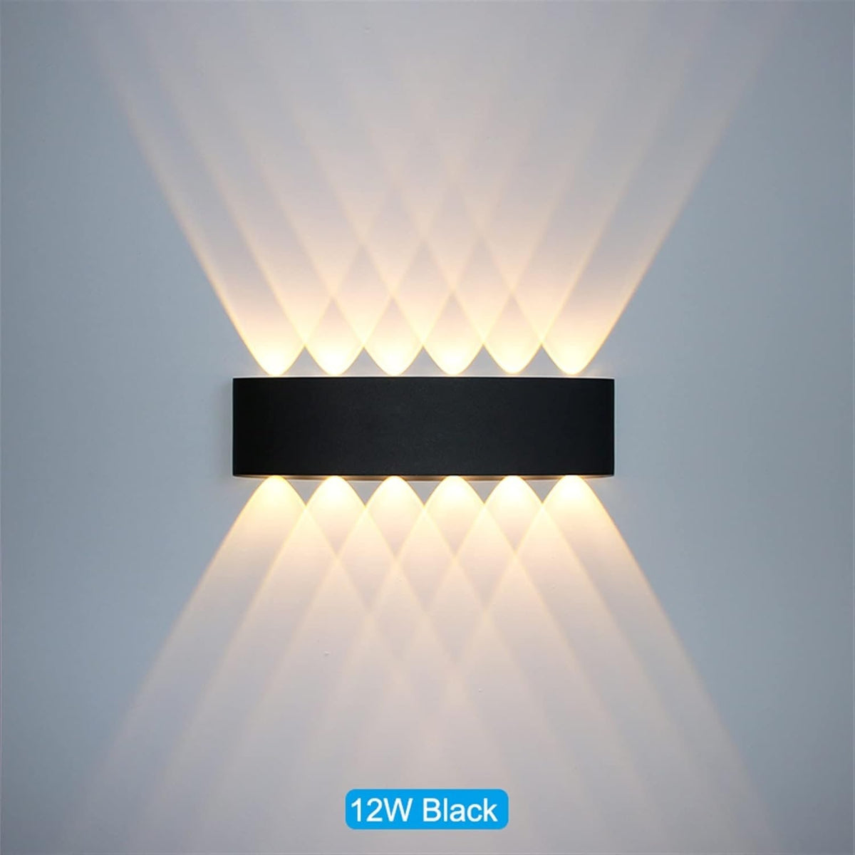 LED Wall Light Sconce with Up and Down Lighting Modern Geometric Design - Image 12