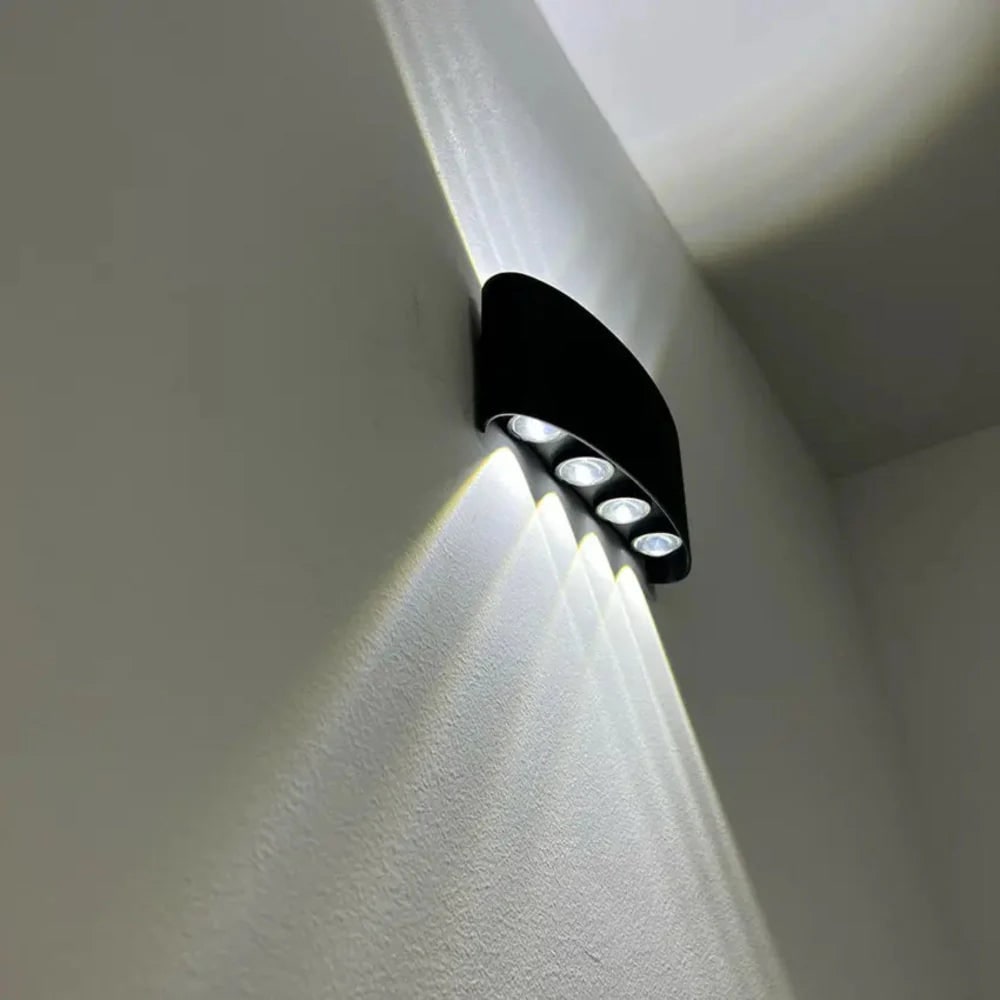 LED Wall Light Sconce with Up and Down Lighting Modern Geometric Design - Image 9