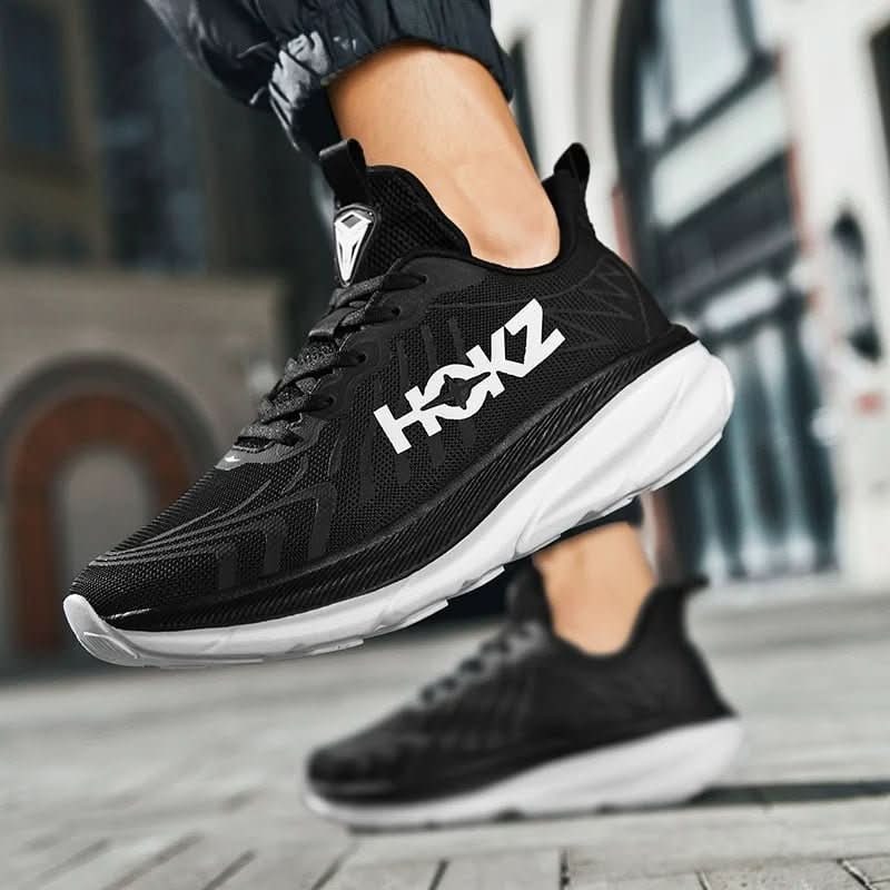 Lightweight Running Shoes with Cushioned Mesh Upper and Lace Up Closure for Training - Image 5