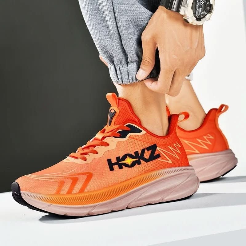 Lightweight Running Shoes with Cushioned Mesh Upper and Lace Up Closure for Training - Image 7