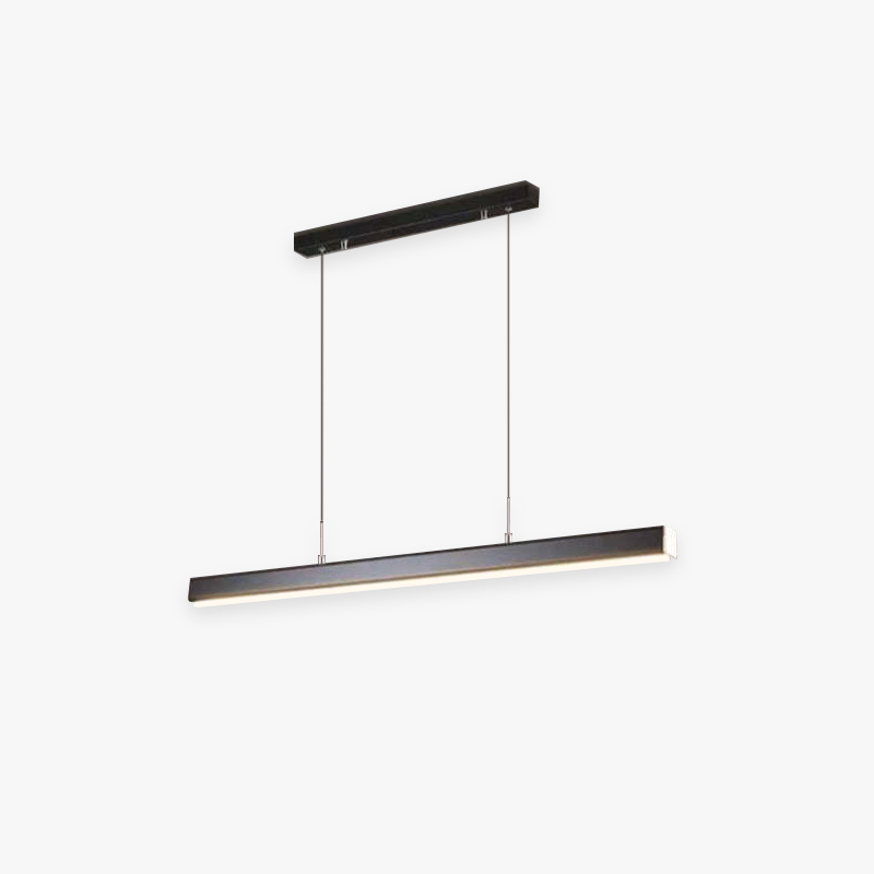 Linear Pendant Light with Adjustable Suspension and Integrated LED - Image 1