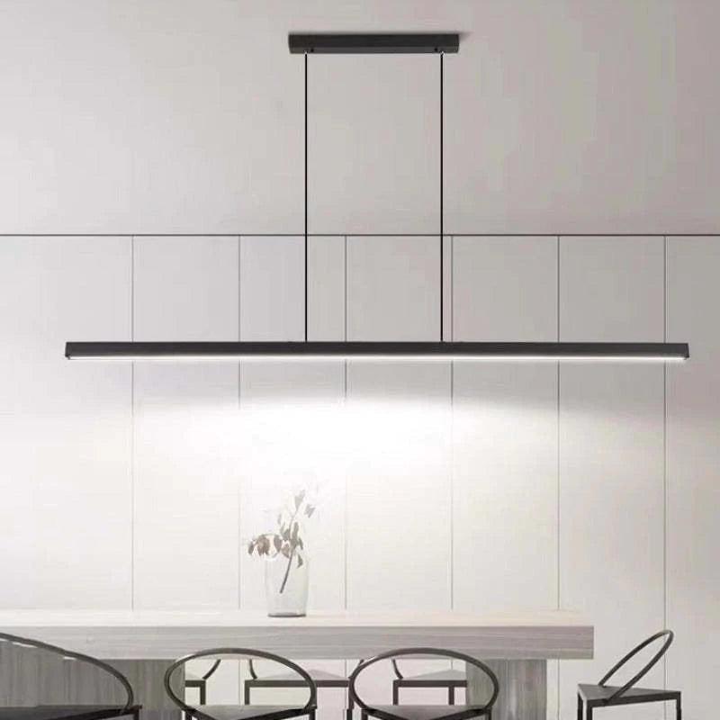 Linear Pendant Light with Adjustable Suspension and Integrated LED - Image 10
