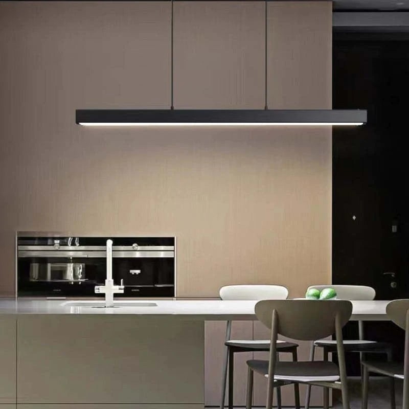 Linear Pendant Light with Adjustable Suspension and Integrated LED - Image 11