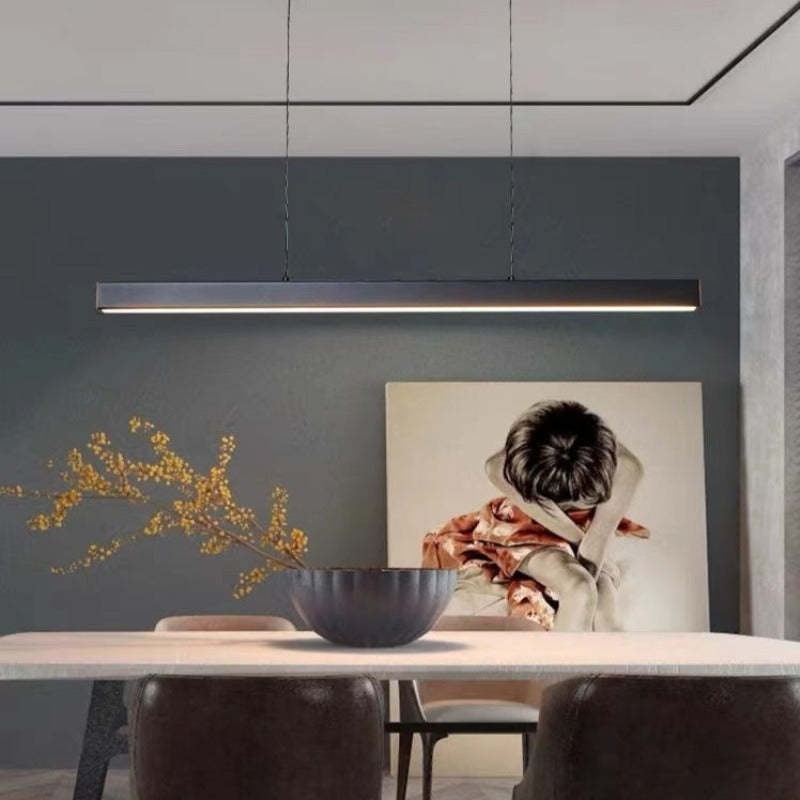Linear Pendant Light with Adjustable Suspension and Integrated LED - Image 13