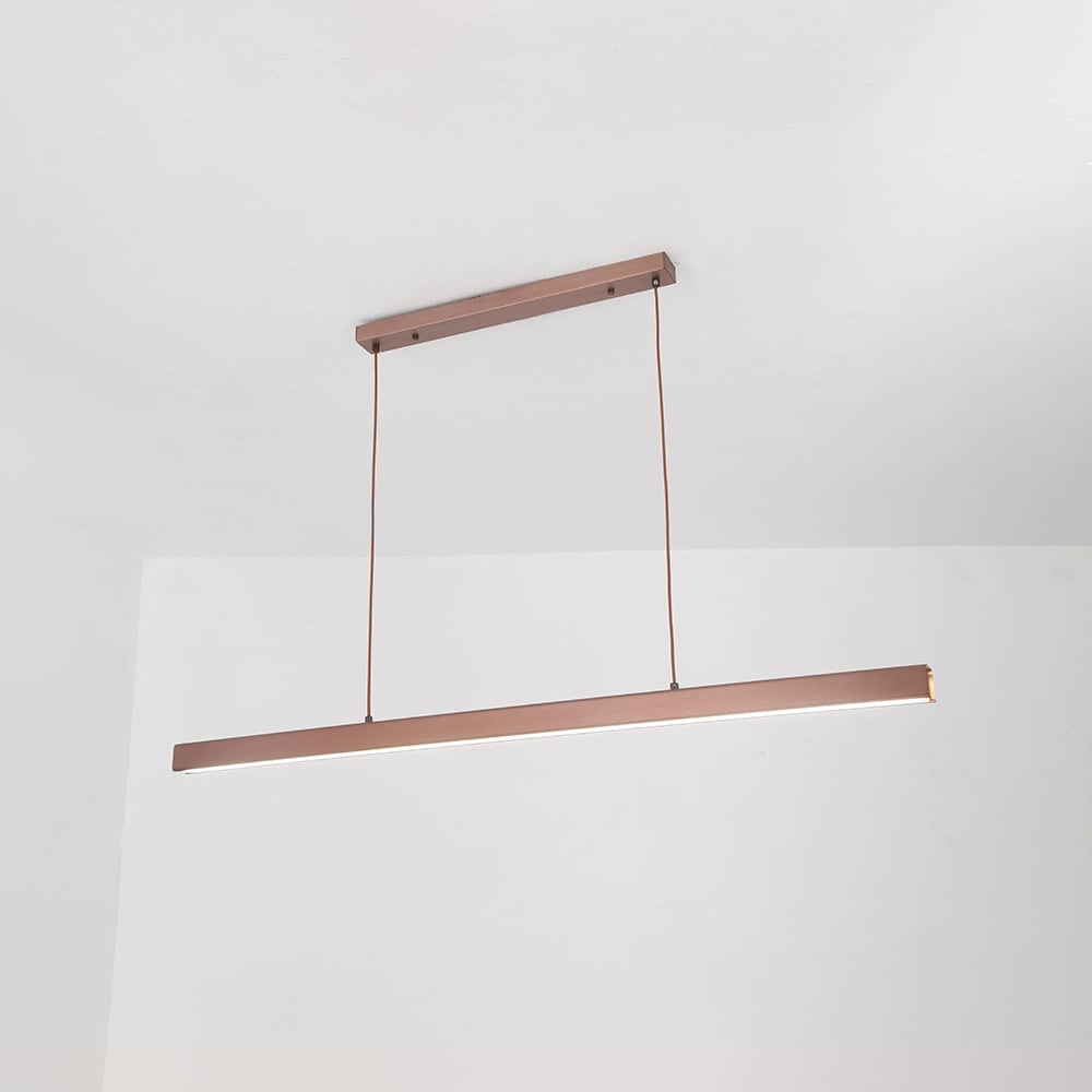 Linear Pendant Light with Adjustable Suspension and Integrated LED - Image 24