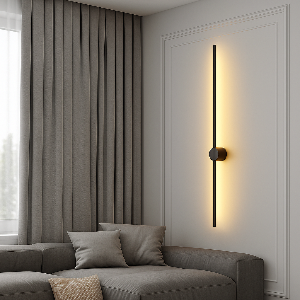 Linear Wall Sconce with LED Indirect Backlight and Modern Minimalist Design - Image 6