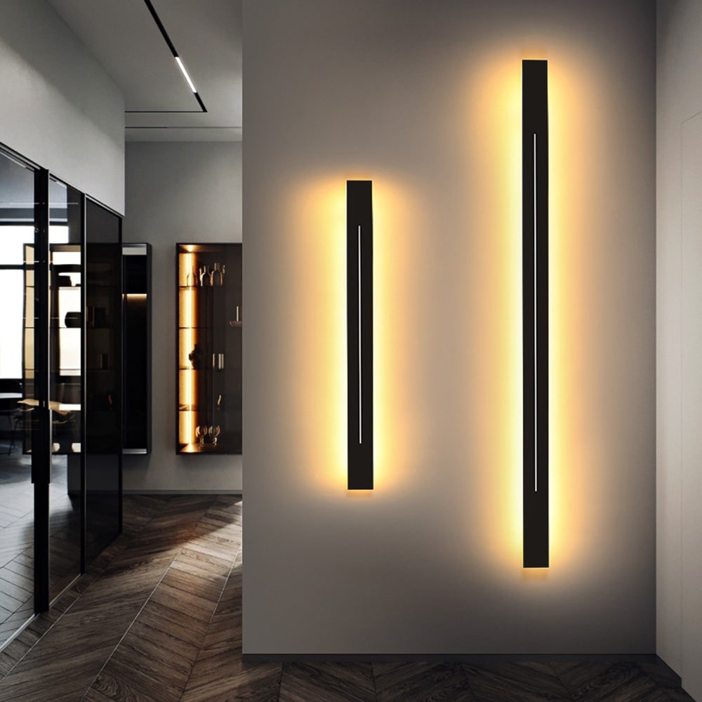 Linear Wall Sconce with Modern LED Backlit Design and Minimalist Slim Profile - Image 6