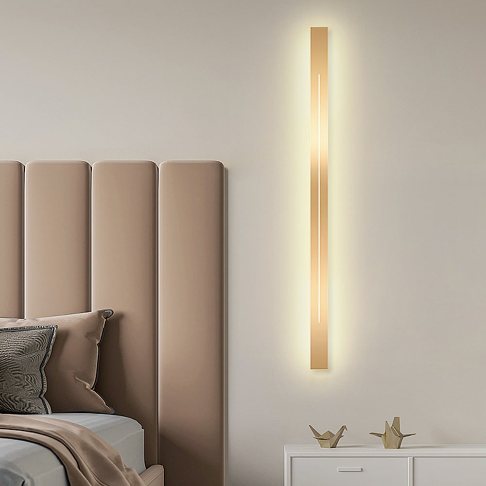 Linear Wall Sconce with Modern LED Backlit Design and Minimalist Slim Profile - Image 8