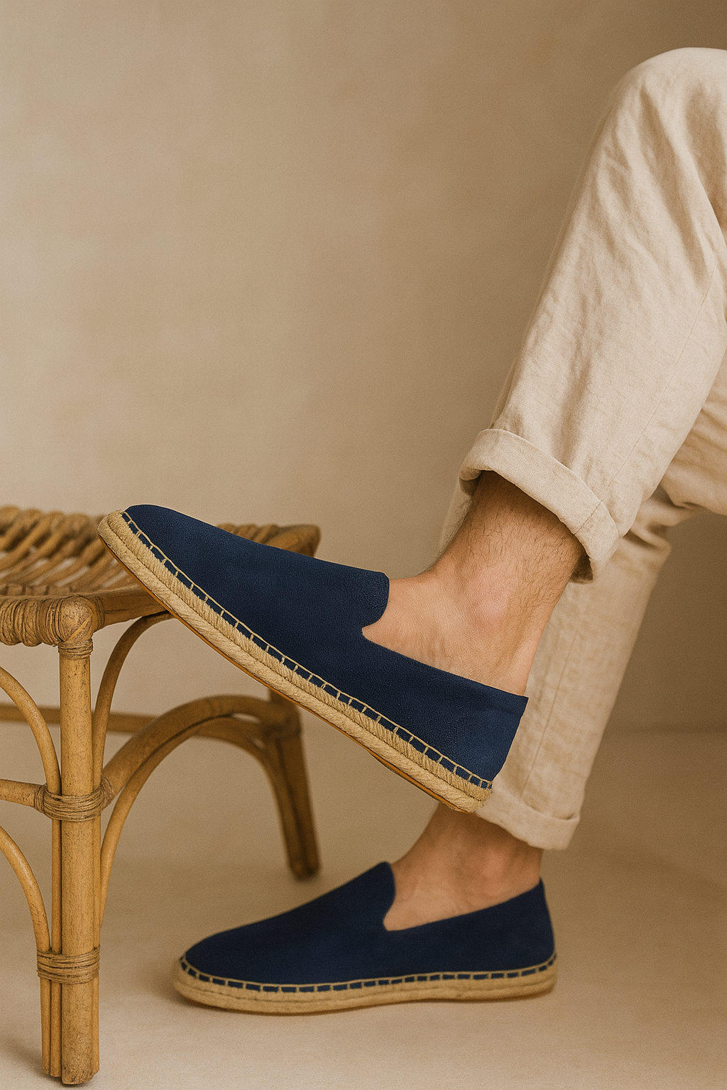 Luca | Espadrillas Uomo Slip-On Suola Iuta