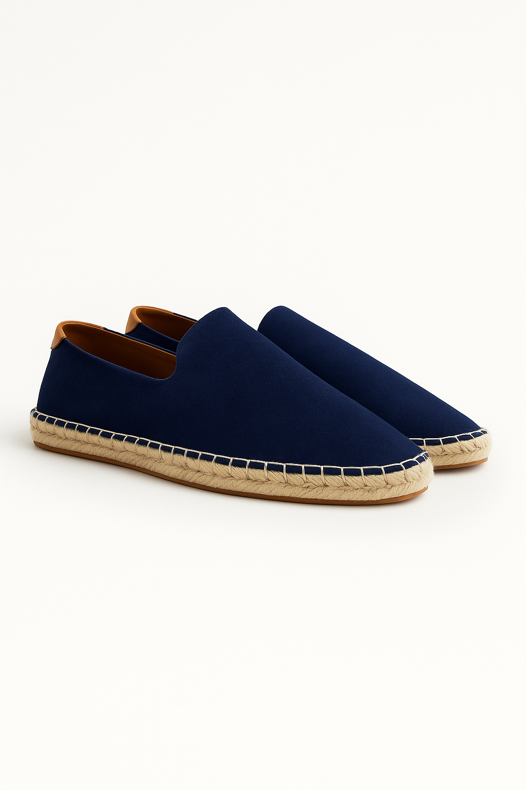 Luca | Espadrillas Uomo Slip-On Suola Iuta Blu