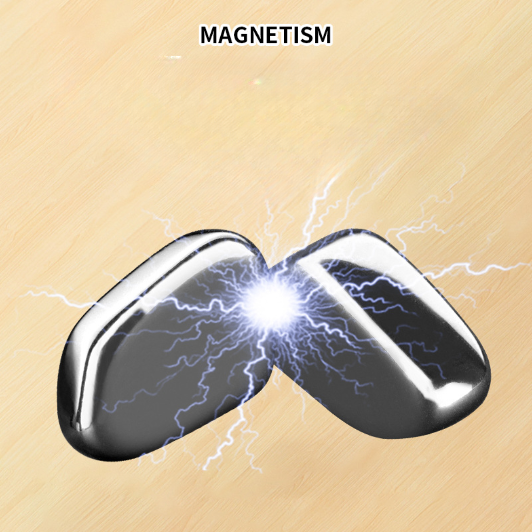 Magnetic Chess Game with Polished Stone and Portable Drawstring Bag - Image 6