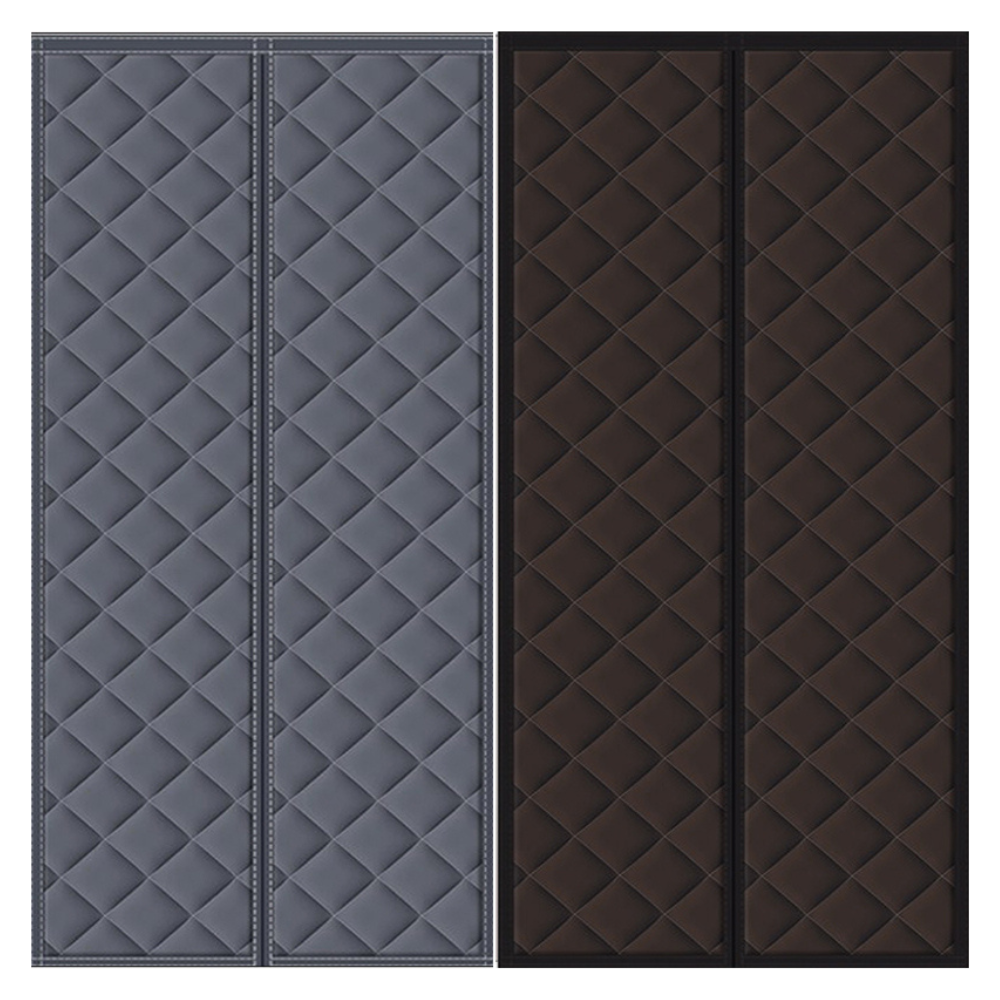 Magnetic Insulated Door Curtain with Quilted Pattern for Garage and Patio Heat Insulation - Image 3