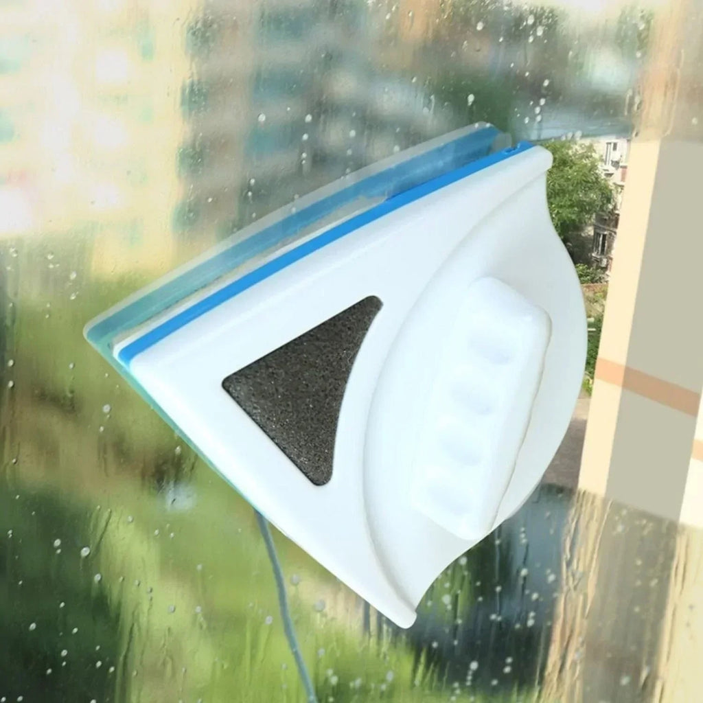 Magnetic Window Cleaner with Double-Sided Design and Safety Wrist Cord - Image 6