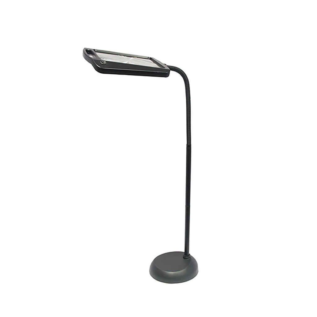 Magnifying Floor Lamp with LED Task Lighting Adjustable Gooseneck and Handle for Reading Crafts - Image 2