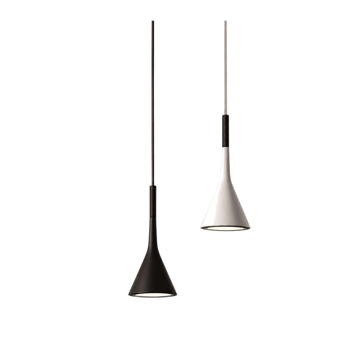 Pendant Light Fixture with Adjustable Cord Minimalist Cone Shade Modern Ceiling Lamp - Main product image
