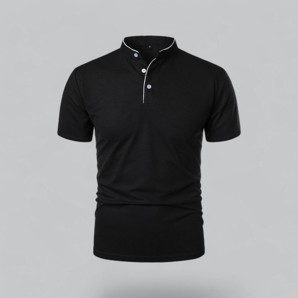 Marco | Polo da Uomo Senza Colletto Nero