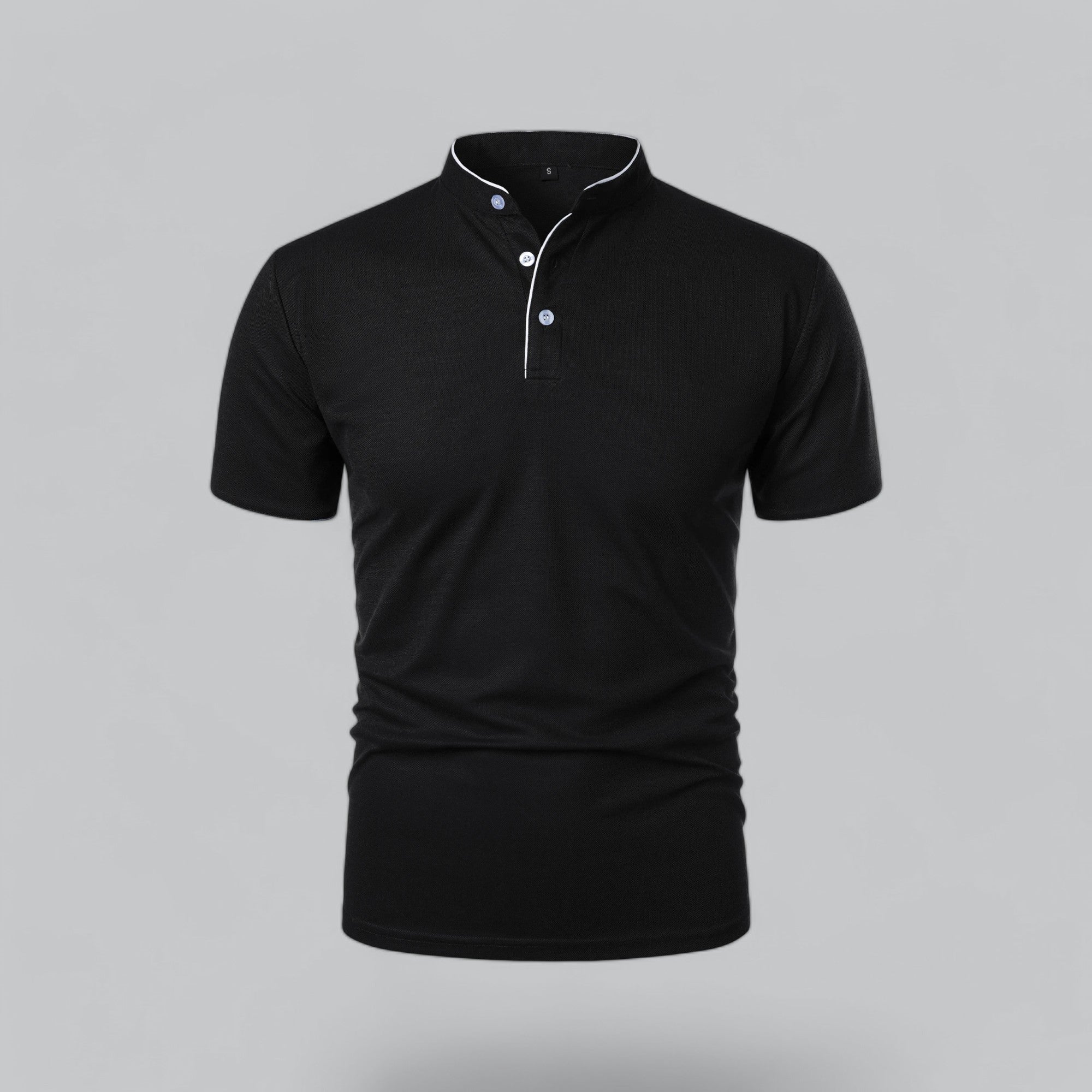 Marco | Polo da Uomo Senza Colletto Nero
