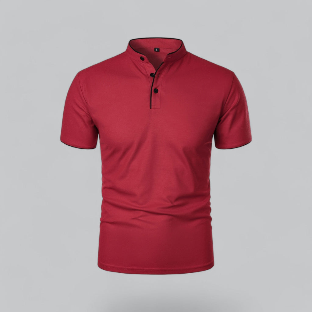 Marco | Polo da Uomo Senza Colletto Rosso