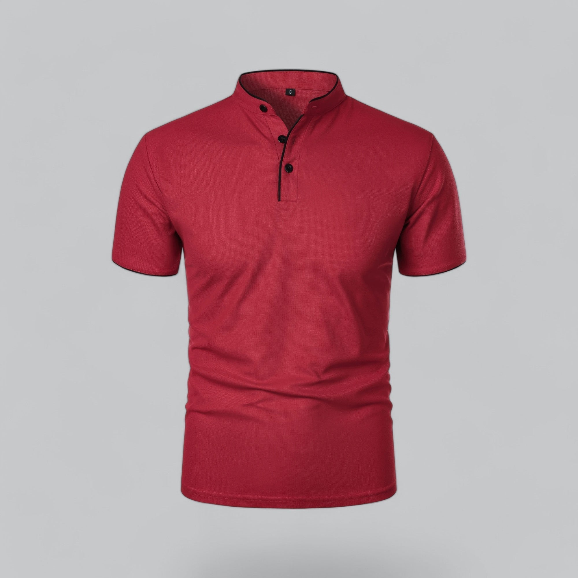 Marco | Polo da Uomo Senza Colletto Rosso