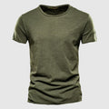 Marco | T Shirt Lussuosa Uomo Cotone Estiva Girocollo Verde