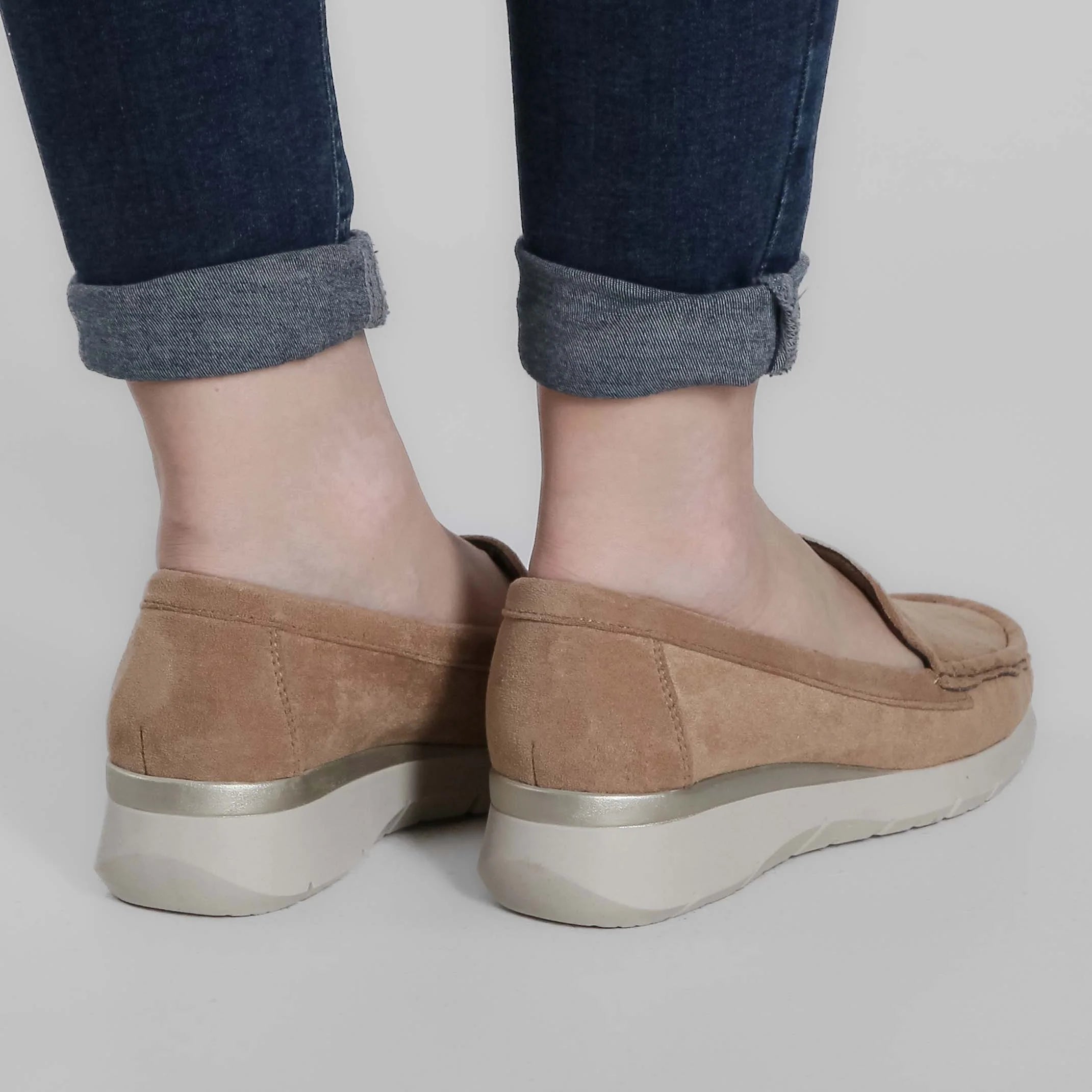 Margherita | Mocassini Donna Slip-On Platform