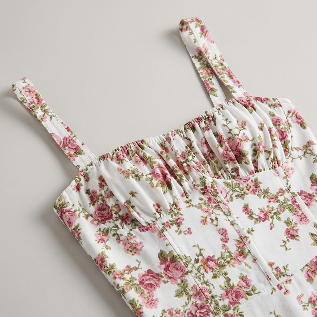 Maria | Elegante Abito Midi Floreale Estivo