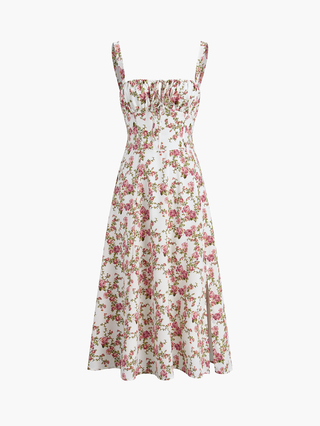 Maria | Elegante Abito Midi Floreale Estivo