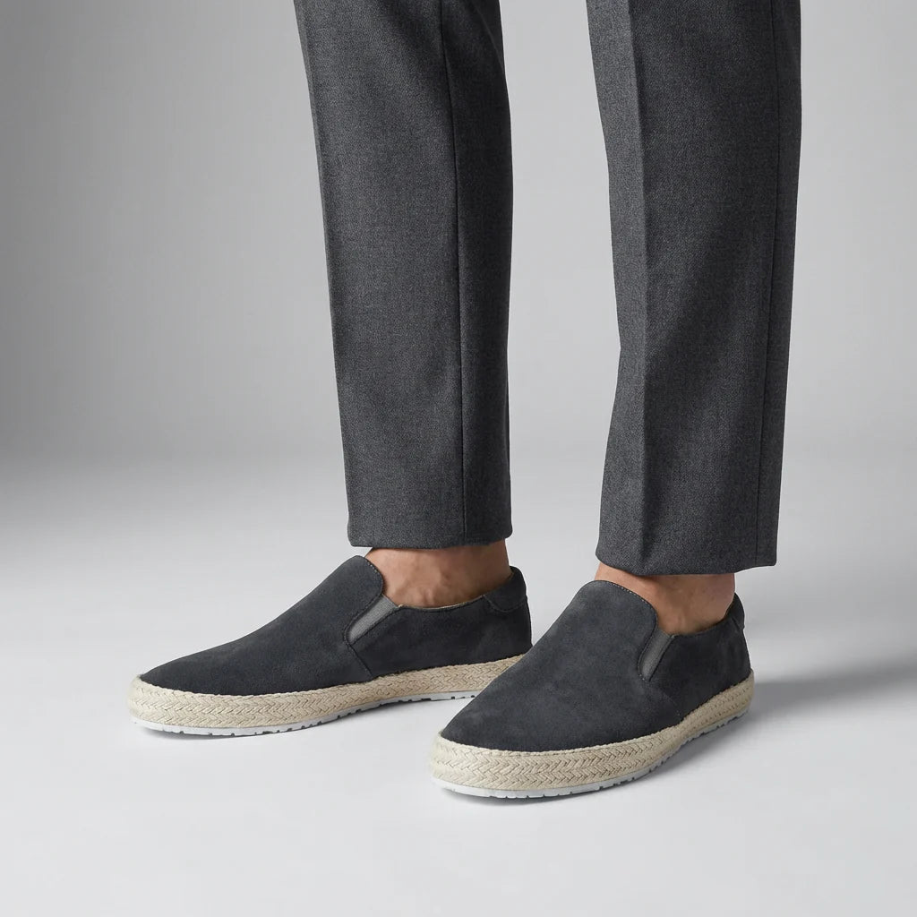Matteo | Slip-On Uomo Espadrillas Camoscio