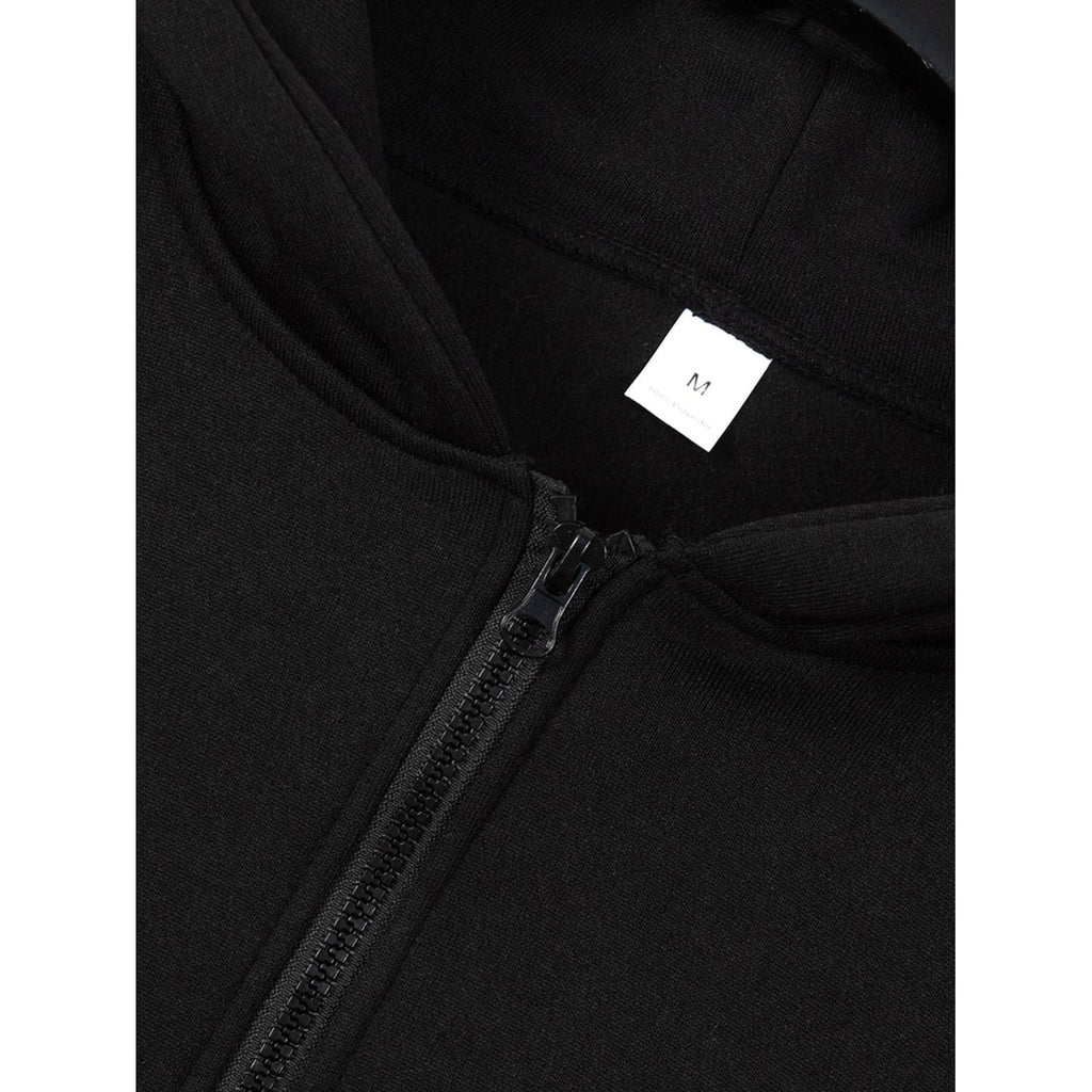 Men's and Zip Up Hoodie with Built-In Backpack Storage - Image 4