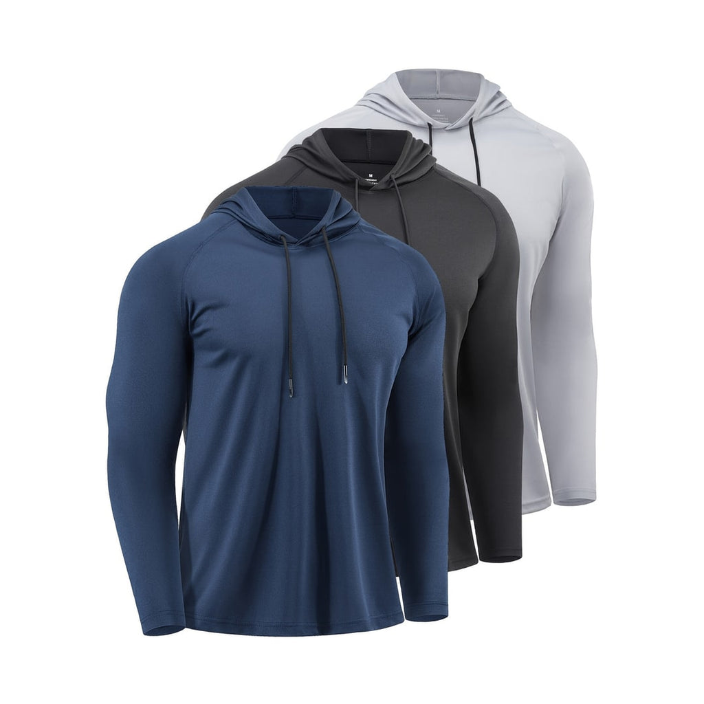 Men's Athletic Camo Hoodie with Lightweight Knit - Image 1