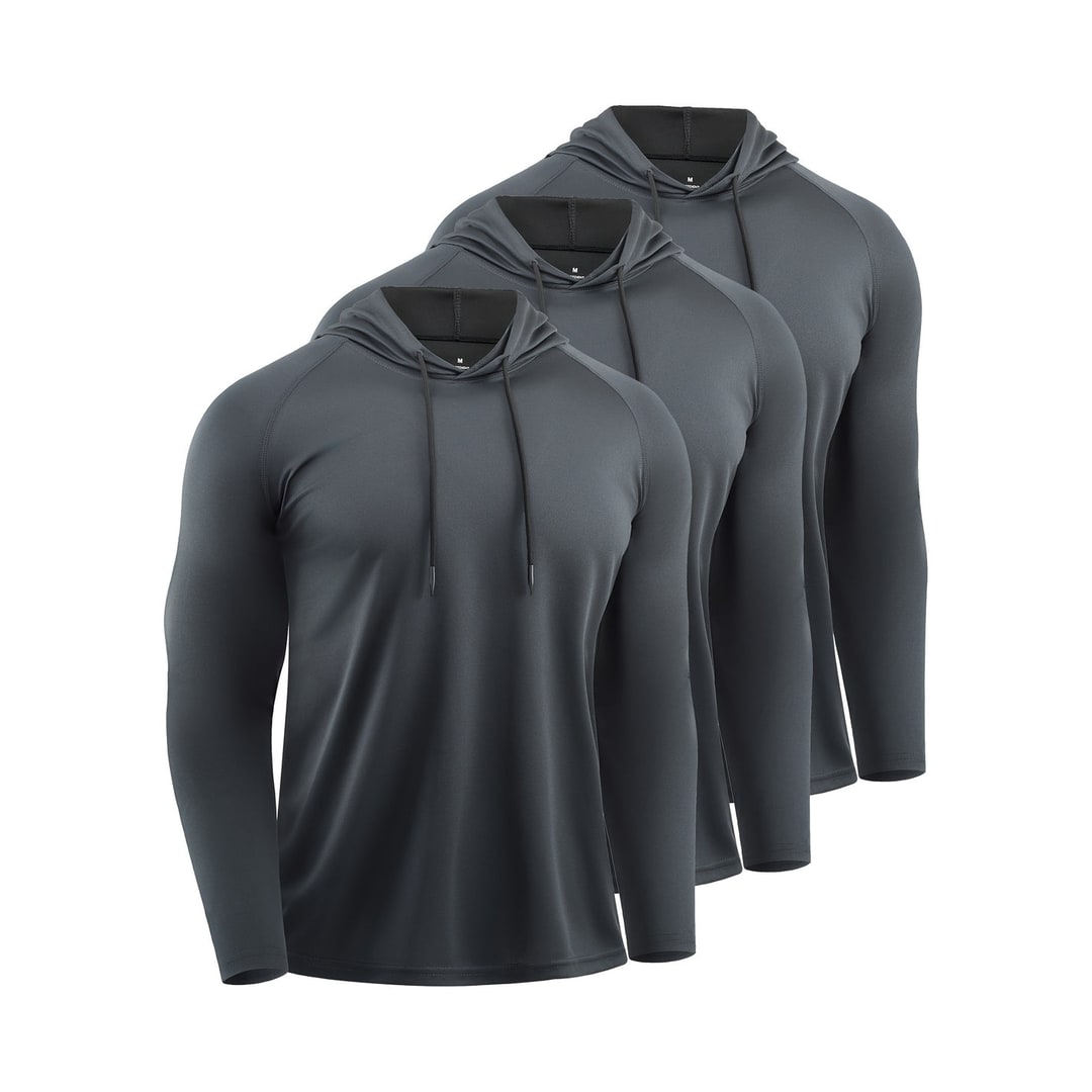 Men's Athletic Camo Hoodie with Lightweight Knit - Image 5