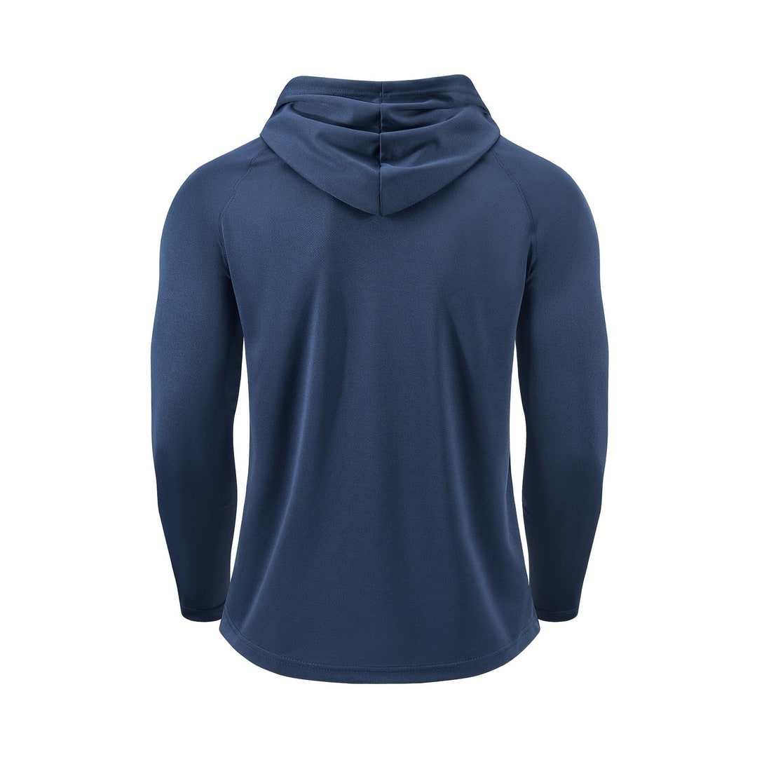 Men's Athletic Camo Hoodie with Lightweight Knit - Image 8