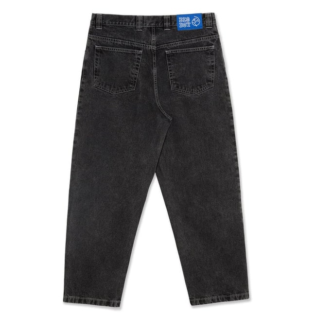 Men's Baggy Loose Fit Low Rise Wide Leg Denim Jeans with Contrast Stitching - Image 6
