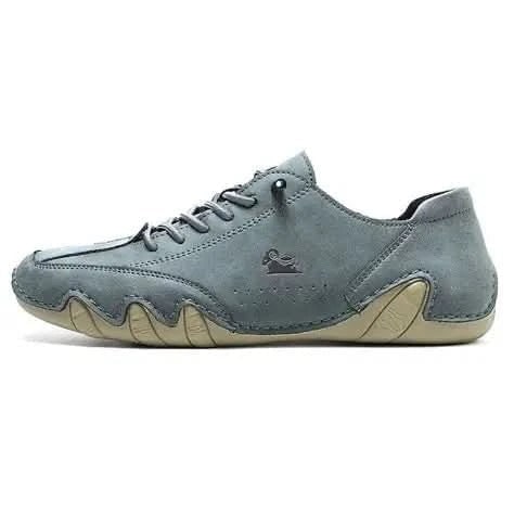 Men's Barefoot Shoes with Flexible Wrapped Rubber Sole and Lace-Up Closure - Image 13