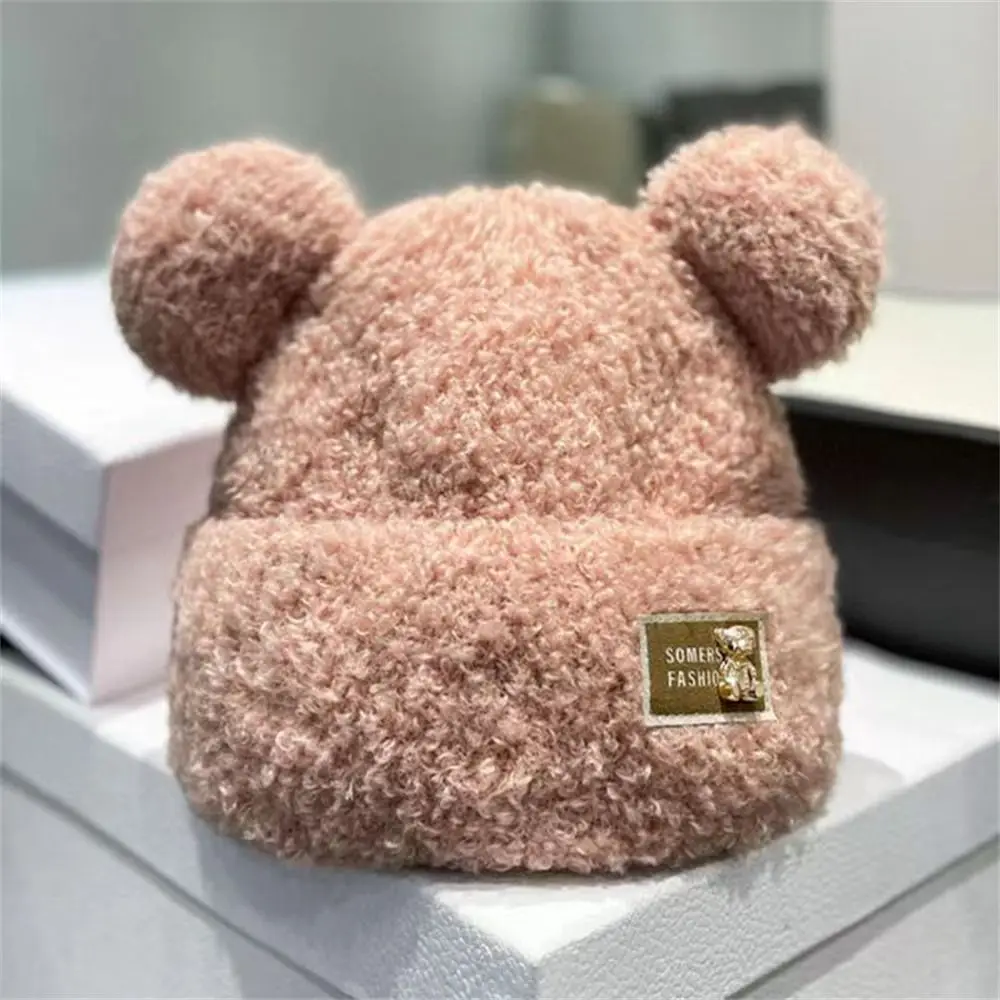 Men's Bear Ear Beanie with Flaps Fuzzy Sherpa Knit Winter Cap - Image 4
