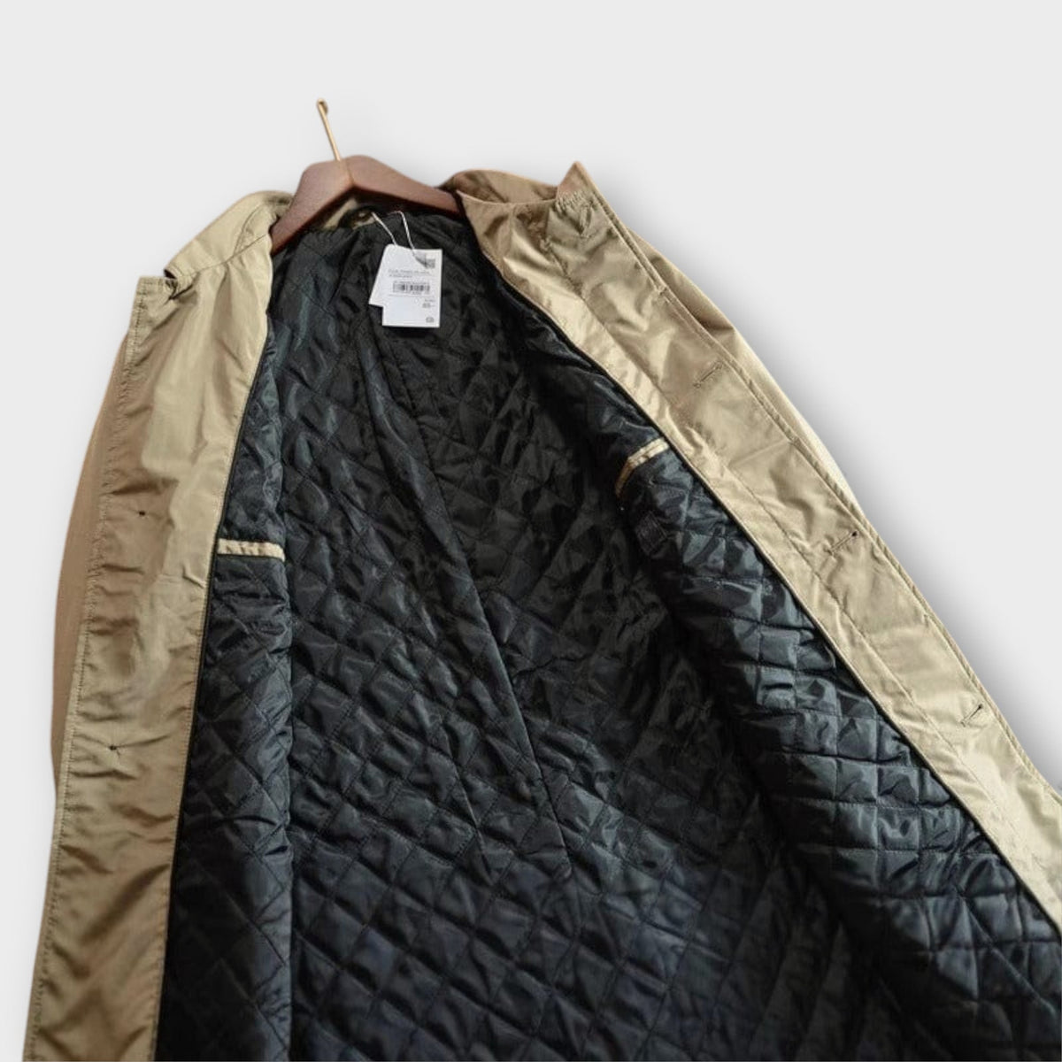 Men's Car Coat and Overcoat Single Breasted Structured Woven - Image 6