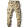 Men's Cargo Jogger Pants with Drawstring and Pockets - Image 1