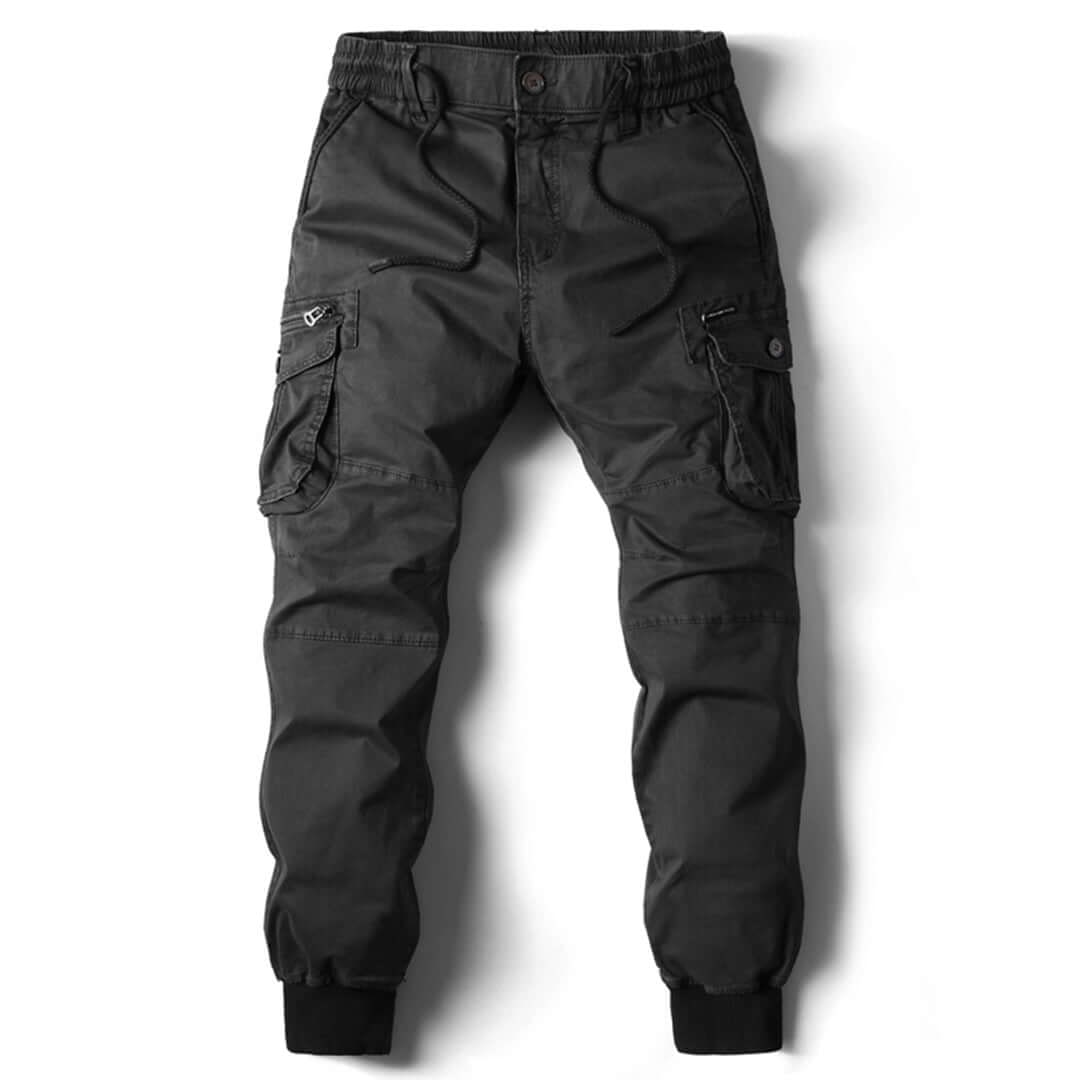 Men's Cargo Jogger Pants with Drawstring and Pockets - Image 11