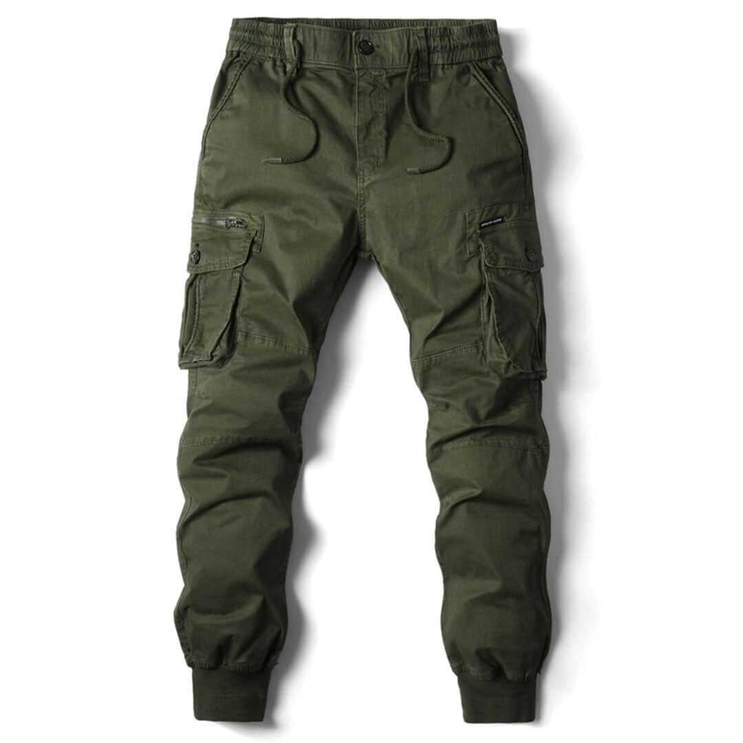 Men's Cargo Jogger Pants with Drawstring and Pockets - Image 8