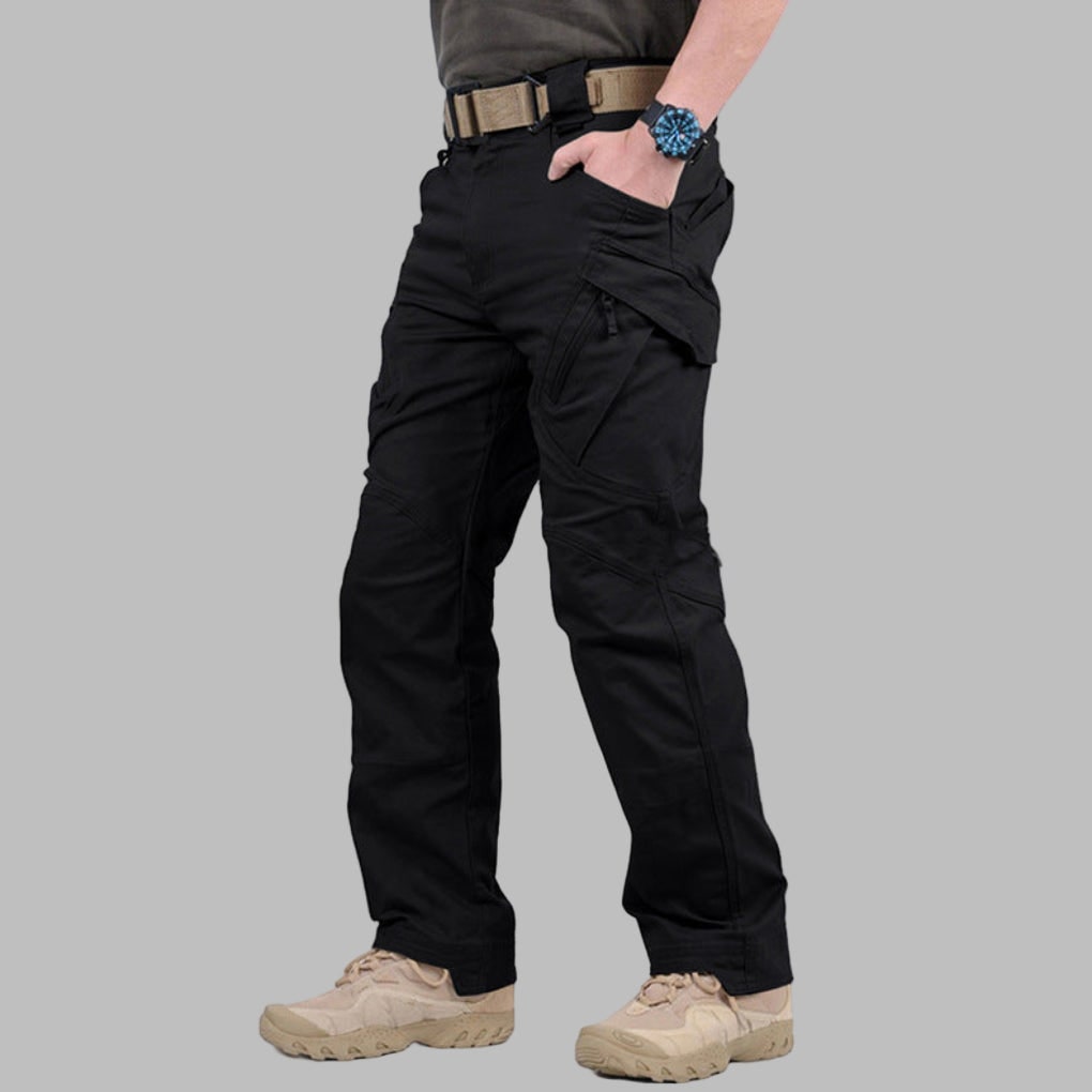 Men's Cargo Tactical Work Pants with Zippered Pockets and Reinforced Knees - Image 3