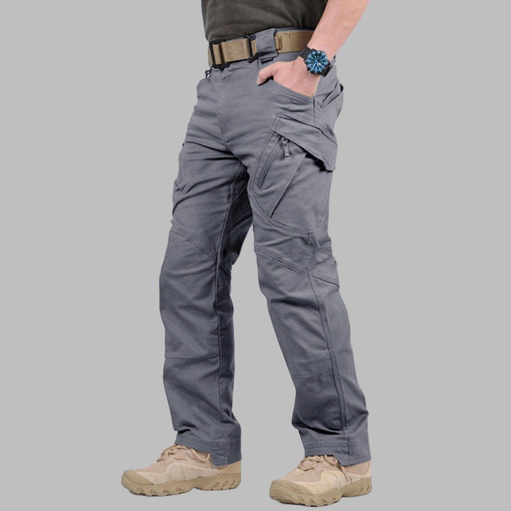 Men's Cargo Tactical Work Pants with Zippered Pockets and Reinforced Knees - Image 4