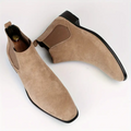 Men's Chelsea Slip on Ankle Boots with Suede Upper and Elastic Gussets - Image 8