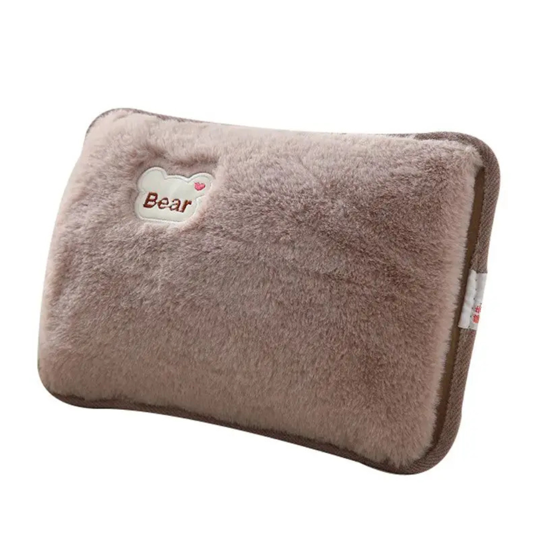 Men's Electric Hand Warmer Rechargeable Heater with Fleece Plush Cover and Pocket Sleeve - Image 10